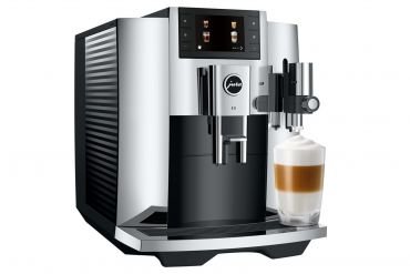Jura E8 - Chrome - Bean to Cup Coffee Machine UK