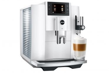 Jura E8 - Piano White - Bean To Cup Espresso Machine UK